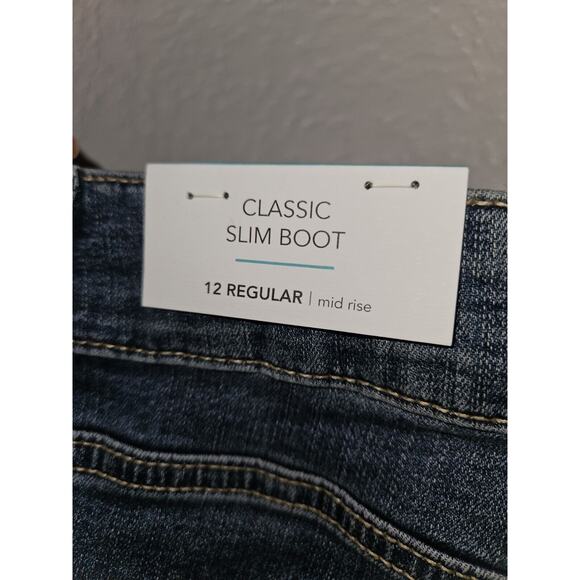 NWT! M Jeans By Maurices Women’s Sz 12 Regular Classic Boot Cut Mid-Rise - Picture 9 of 11